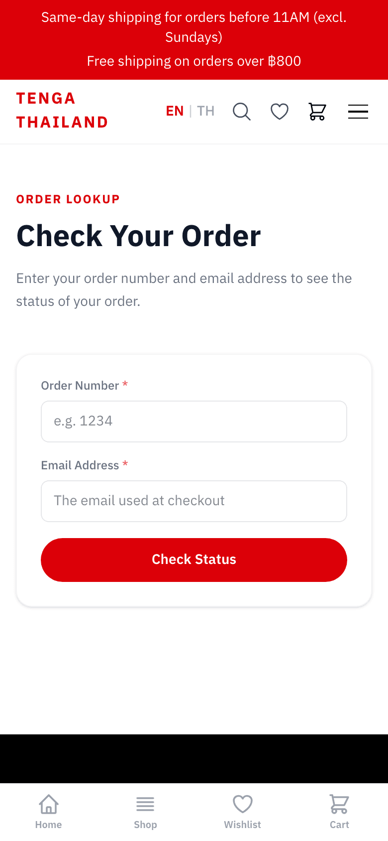 Step 06 — Track Your Order